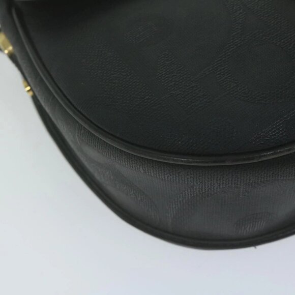 Christian Dior Trotter Canvas Shoulder Bag Black Auth yk10545 - Picture 4 of 16
